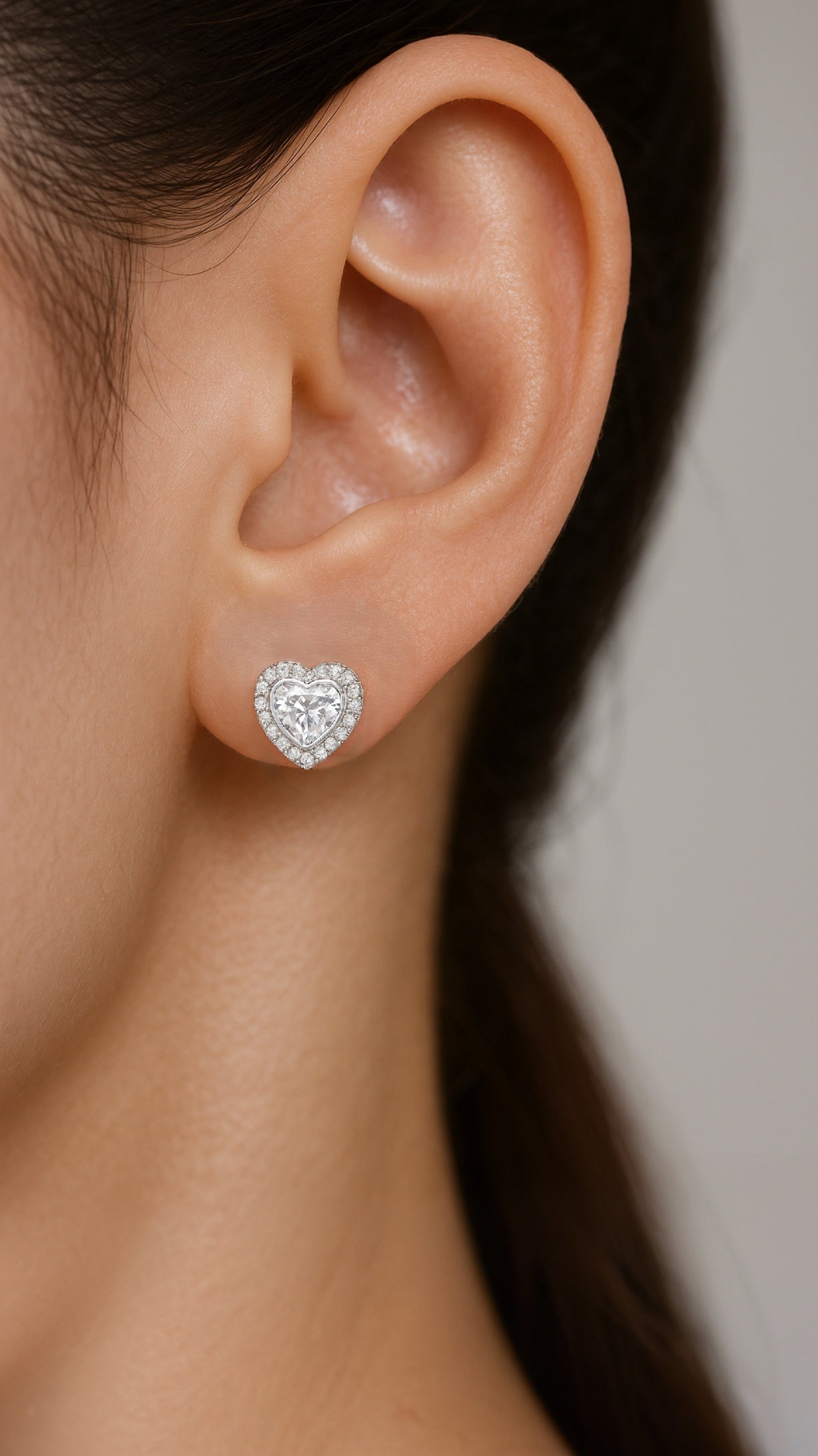 Pendientes de amor luminiscentes