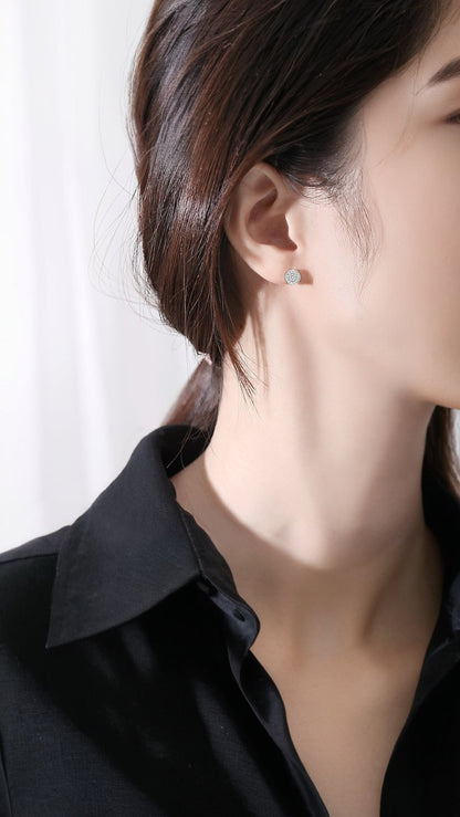 Pendientes de gala brillantes