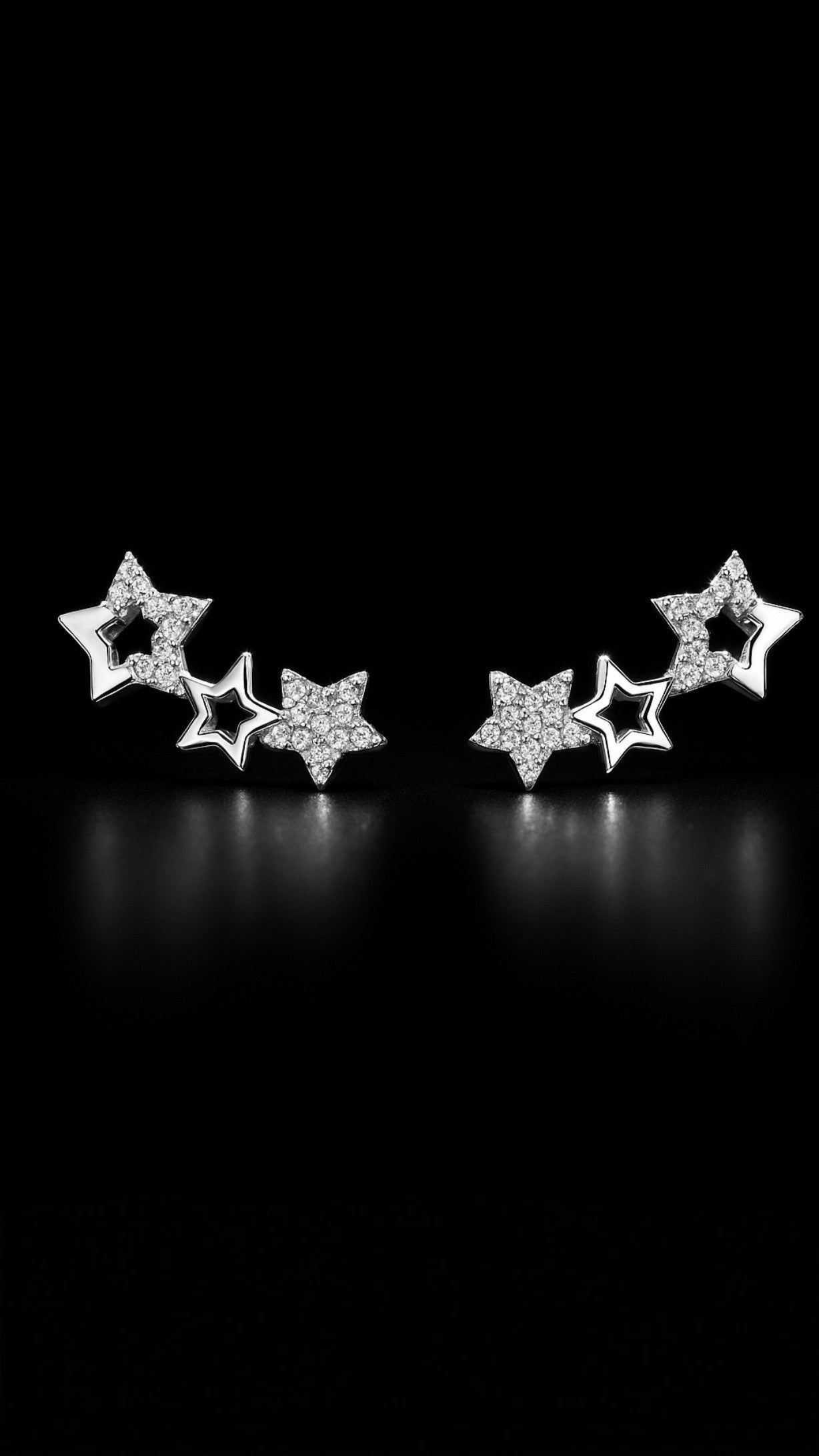 Pendientes de noche estrellada