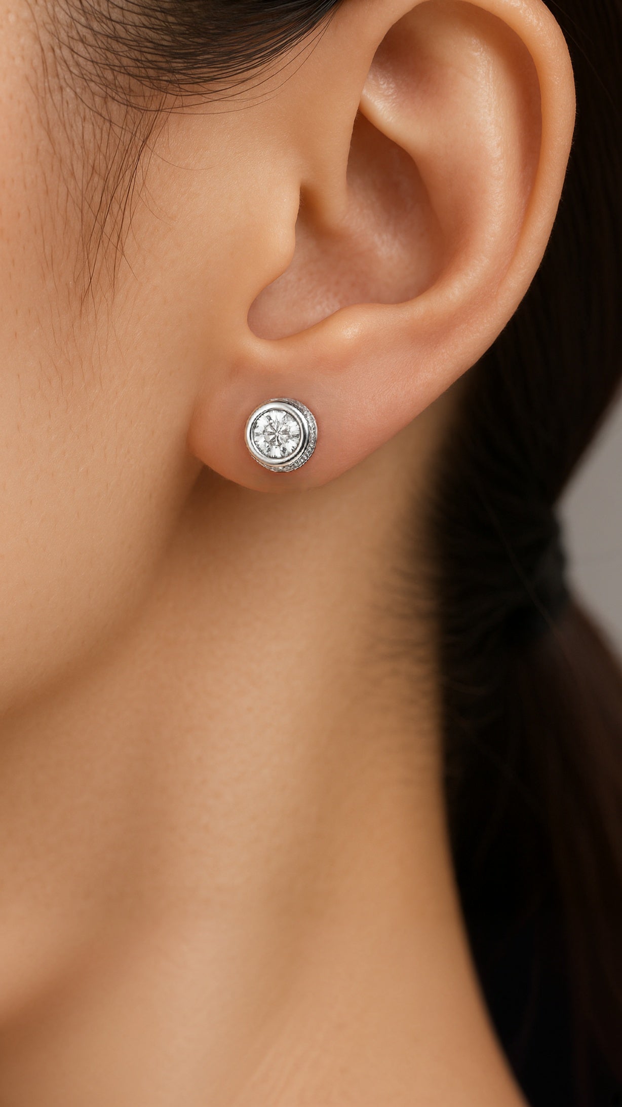 Pendientes de cristal celestial
