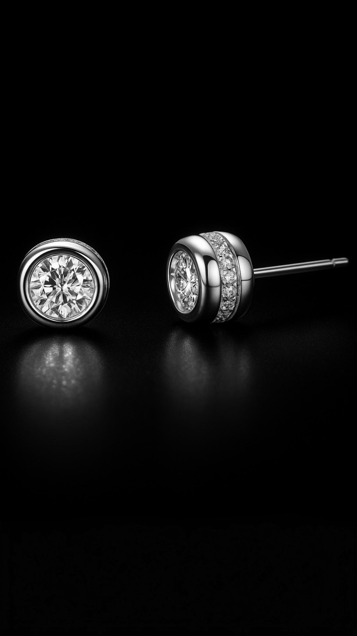 Pendientes de cristal celestial