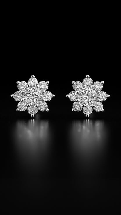 Pendientes Glamour Escarchado