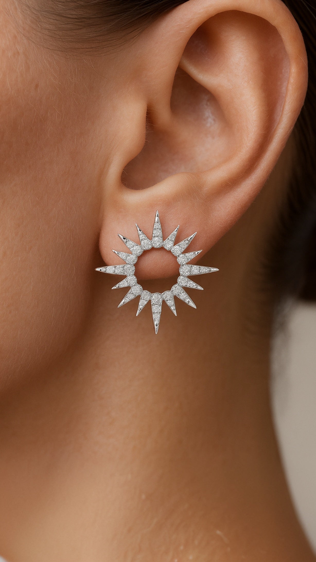 Pendientes de resplandor solar