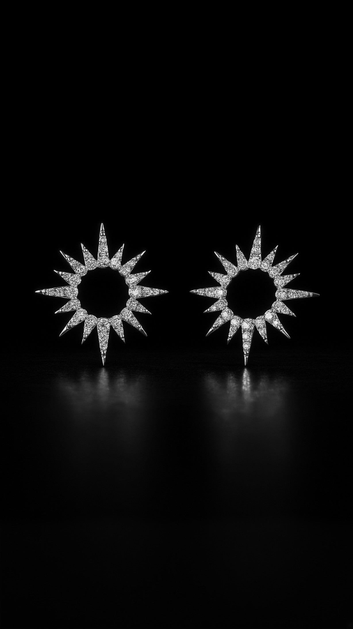 Pendientes de resplandor solar