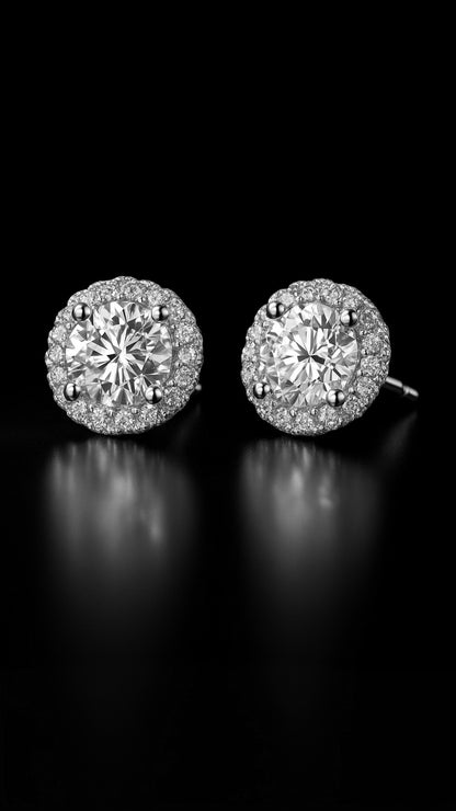 Orecchini di Opulenza in Diamante