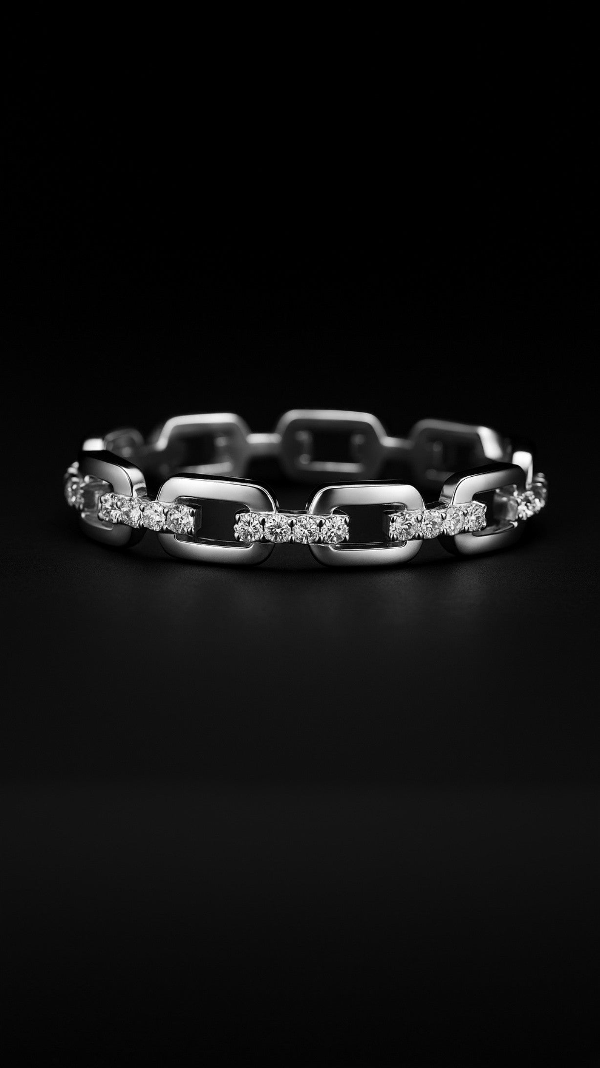 Stainless Sparkle Ring