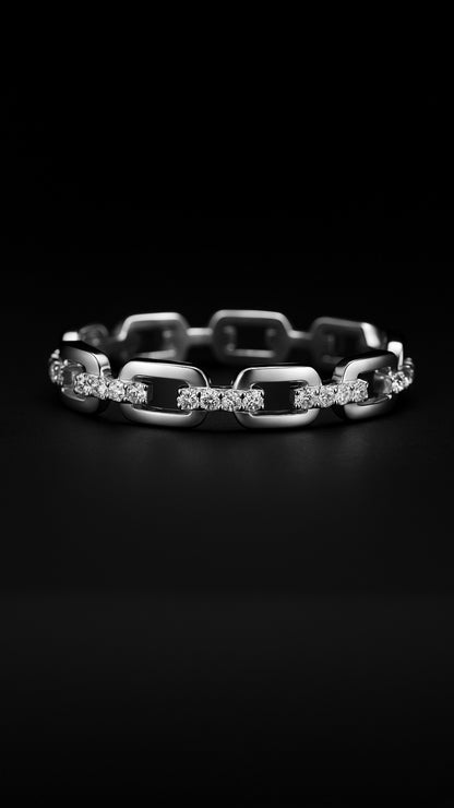 Stainless Sparkle Ring