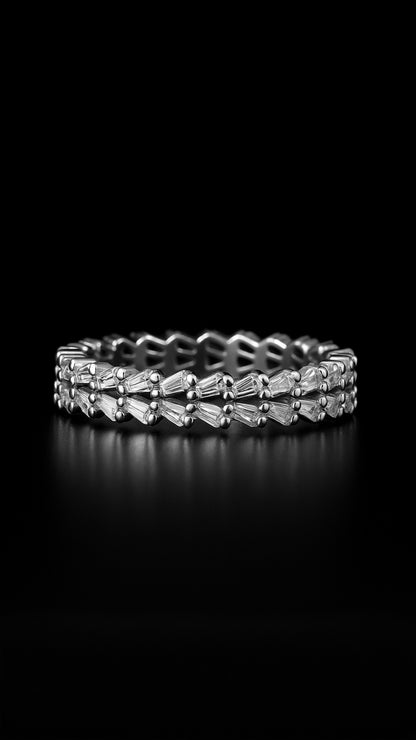 Shimmering Cascade Ring