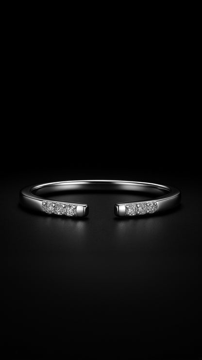 Refined Sparkle Ring