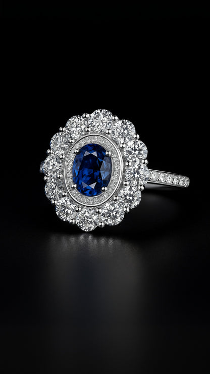 Royal Blue Radiance Ring