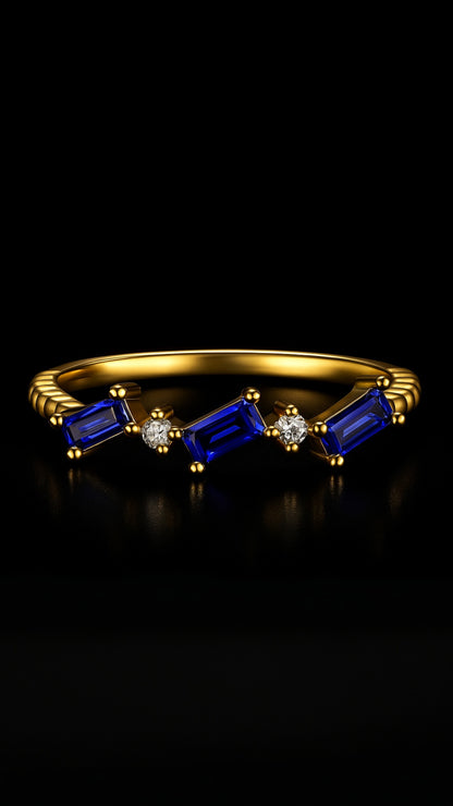 Golden Twilight Ring