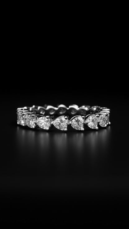 Hearts Cluster Ring