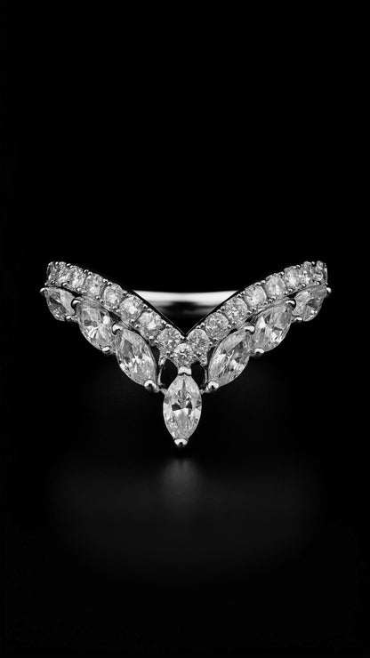 Midnight Crown Ring