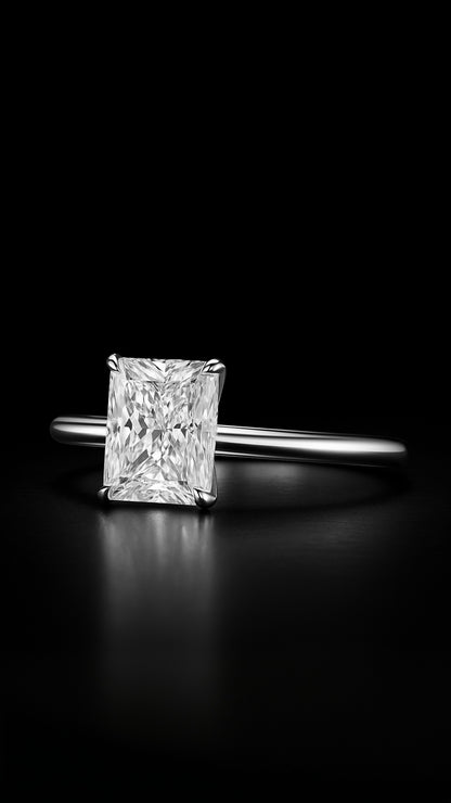 Anillo de alta costura de lujo