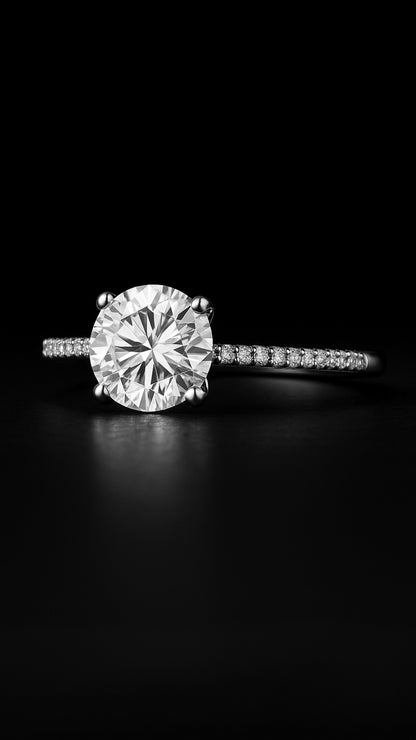 Anillo de diamantes de la realeza