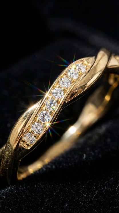 Celestial Swirl Ring