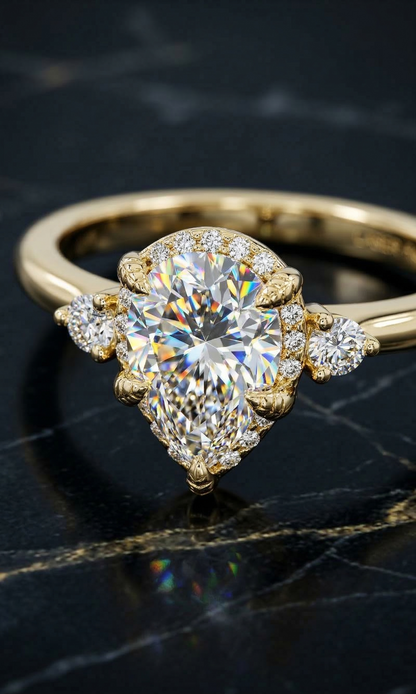 Ethereal Comet Ring