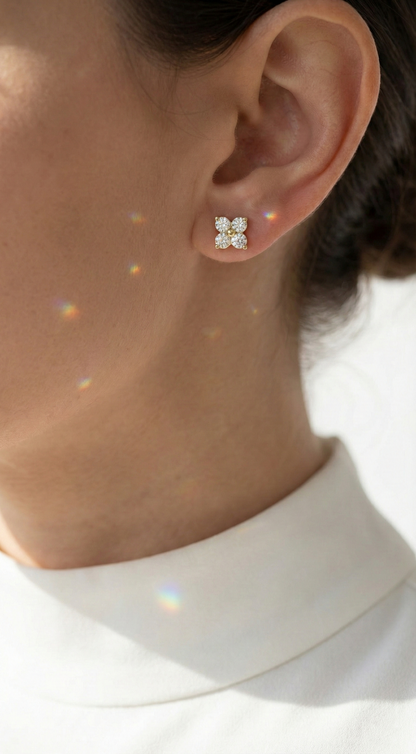 Celestial Clover Earrings