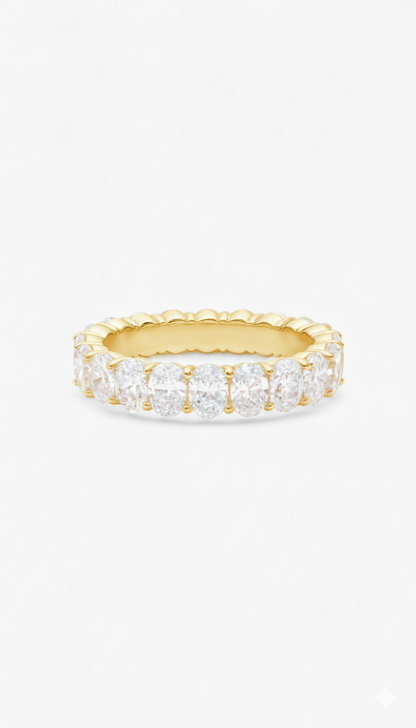 Bague Orbite en Pierre de Lune