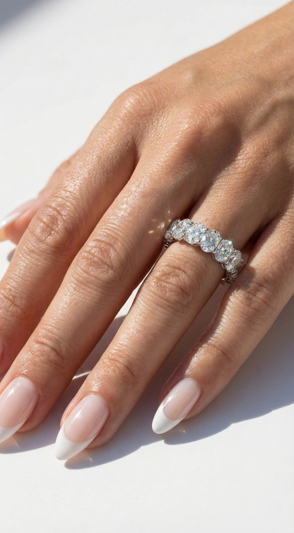 Bague Orbite en Pierre de Lune