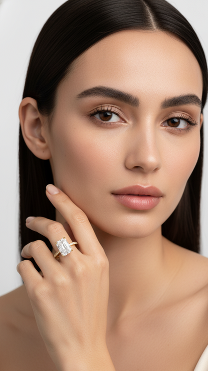 Glimmering Galaxy Ring