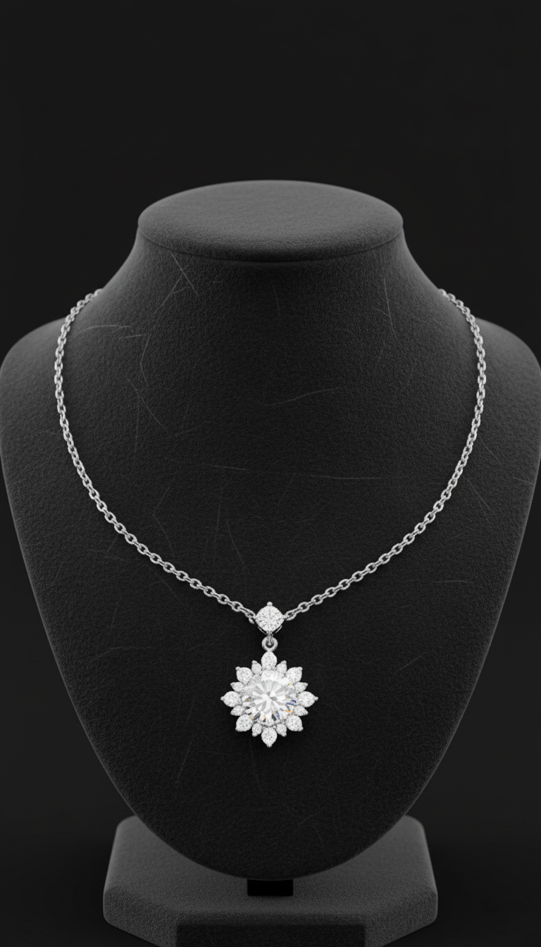 Glittrande Glamourhalsband