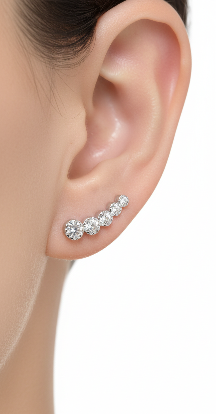 Orecchini Orbit Glamourosi