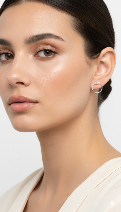 Orecchini Orbit Glamourosi