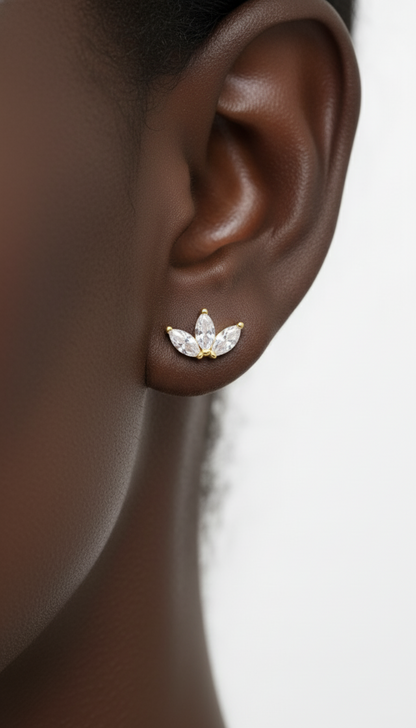 Intrikata Glimmerörhängen