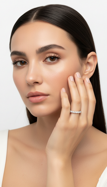 Anillo apilable de eternidad