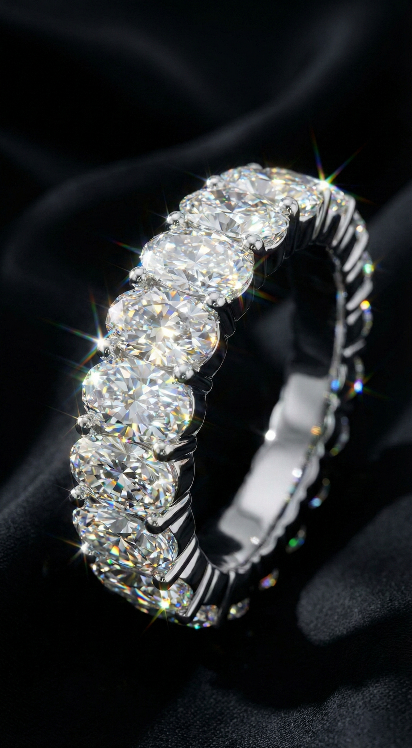 Bague Orbite en Pierre de Lune