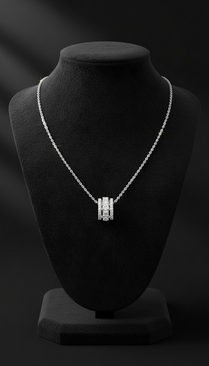 Smycke med sammanflätade gnistor