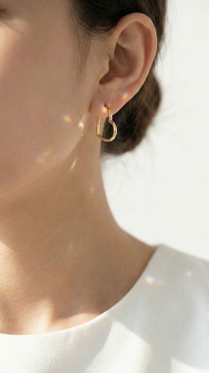 Devotion Heart Earrings