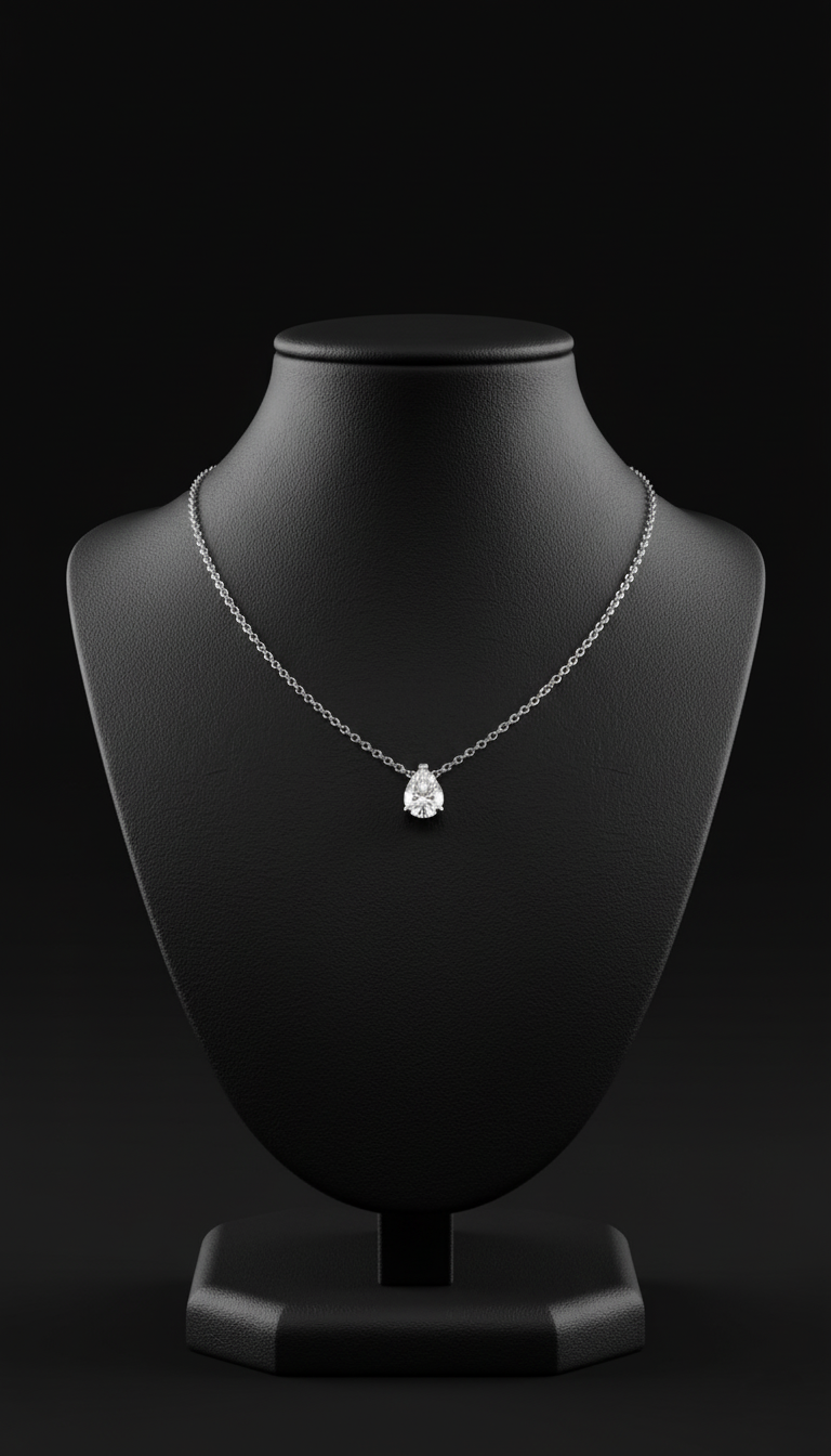 Månbelyst Tårdropphalsband