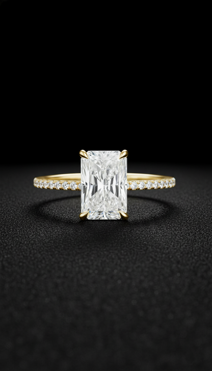 Glimmering Galaxy Ring