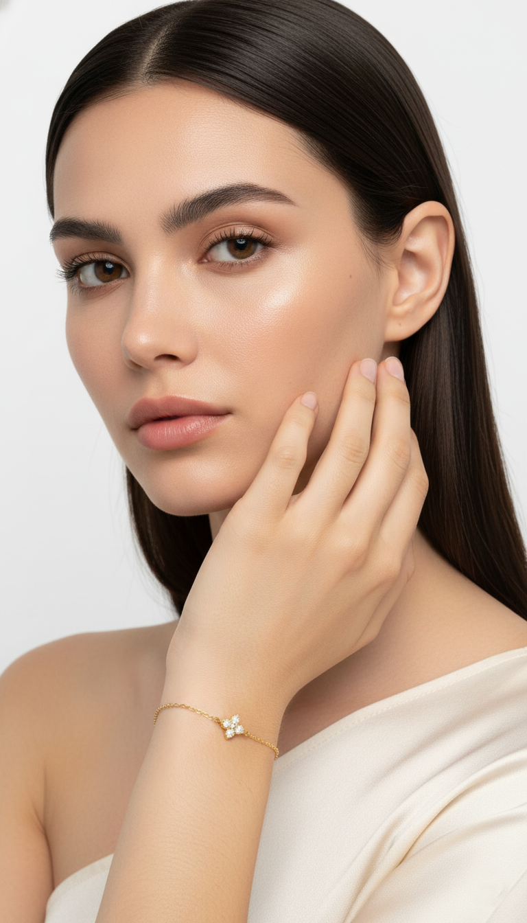 Kärleksblad Armband