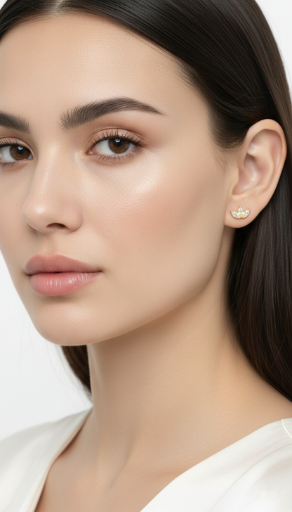 Intrikata Glimmerörhängen