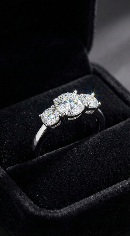 Bague Luminosité Scintillante