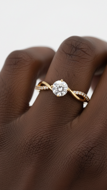 Snurrande Briljansring