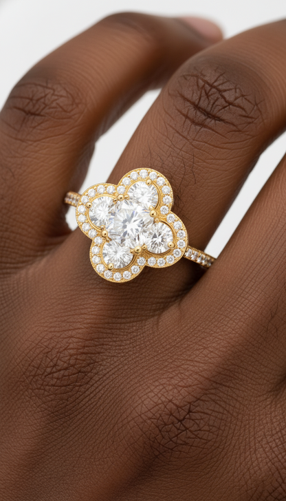 Clover Elegance Ring