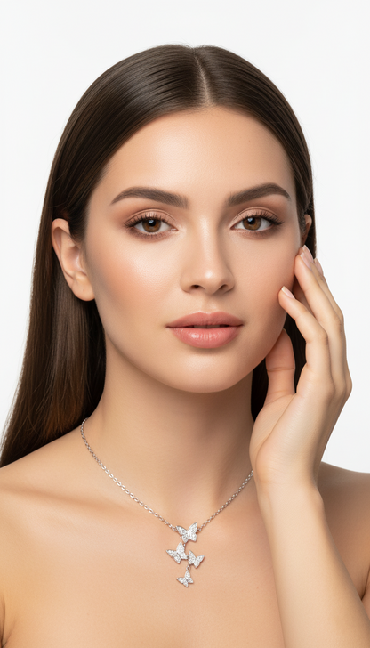 Winged Flutter Necklace