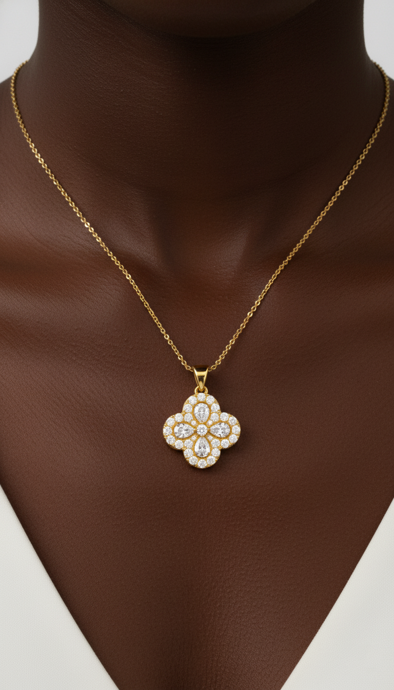 Cosmic Clover Necklace