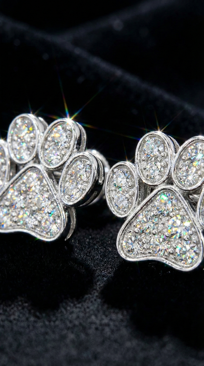 Precious Paw Prints Earrings