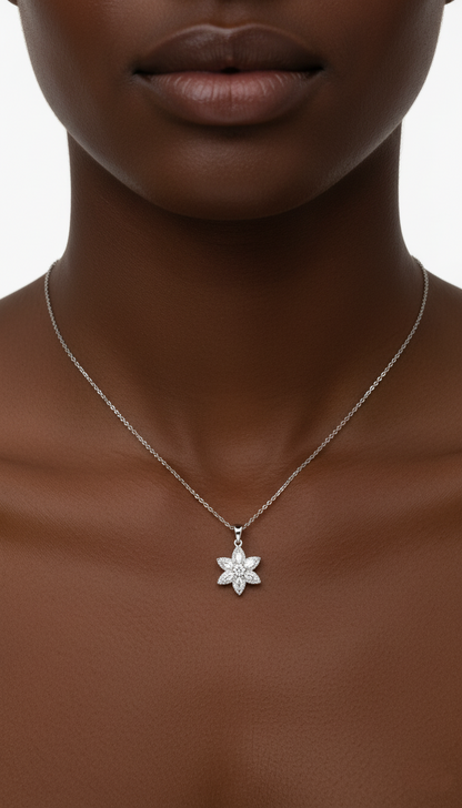 Snowflake Whisper Necklace