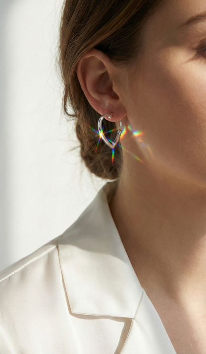 Devotion Heart Earrings