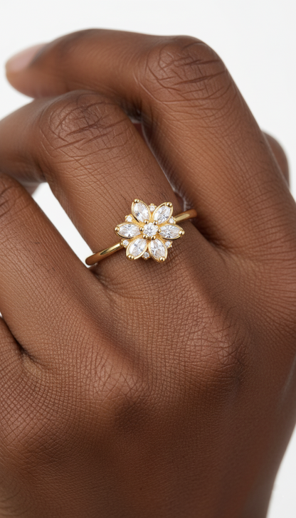 Petal Whisper Ring