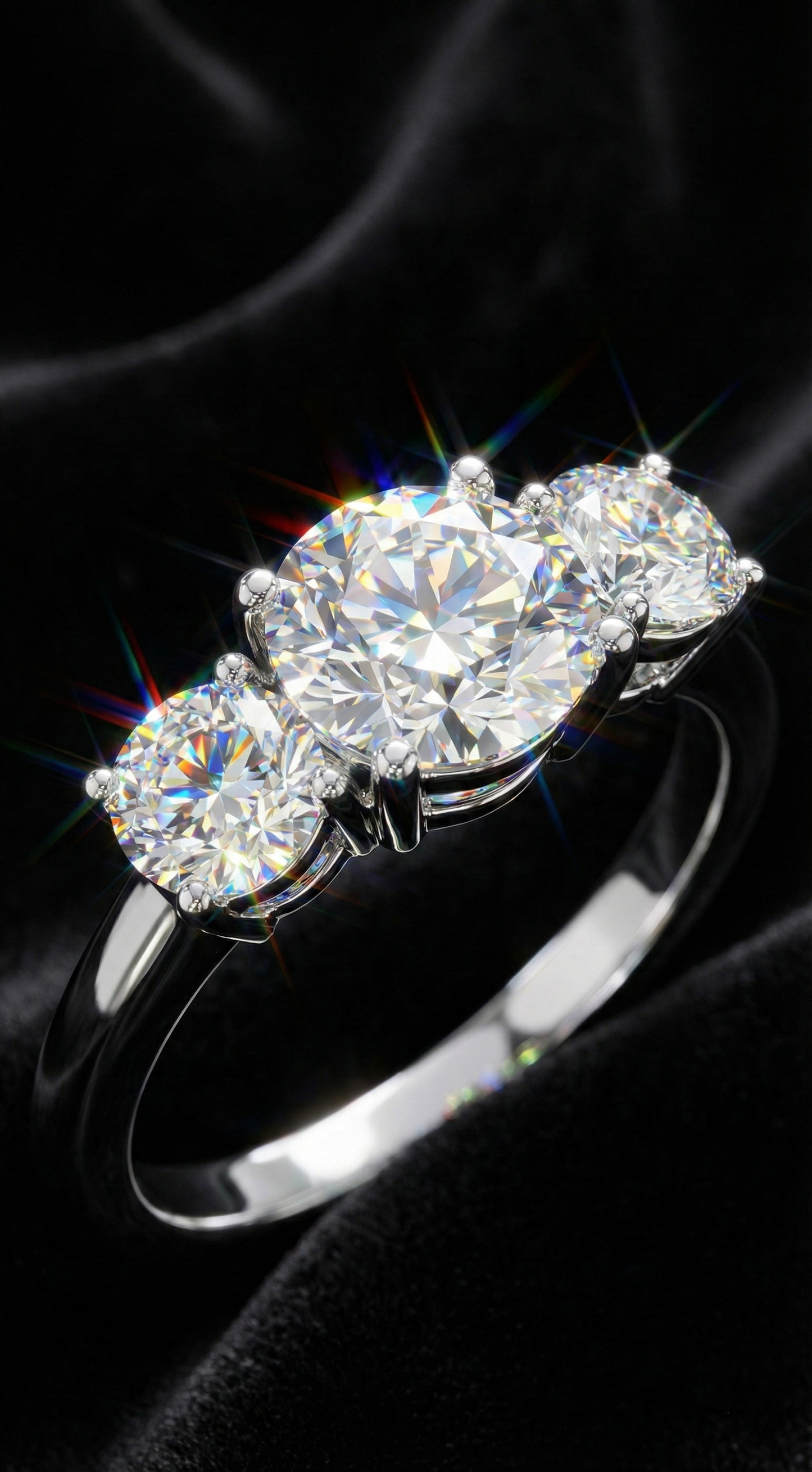 Bague Luminosité Scintillante