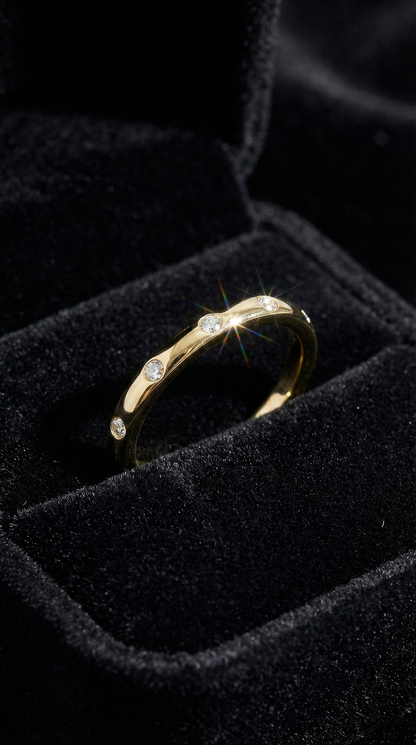 Bague opulente en onyx