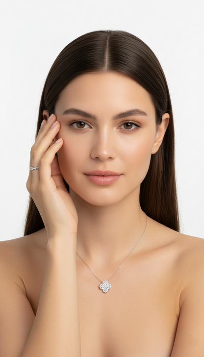 Lyckoklöverhalsband