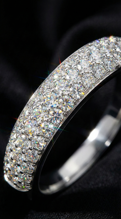 ダイヤモンドのささやきリング